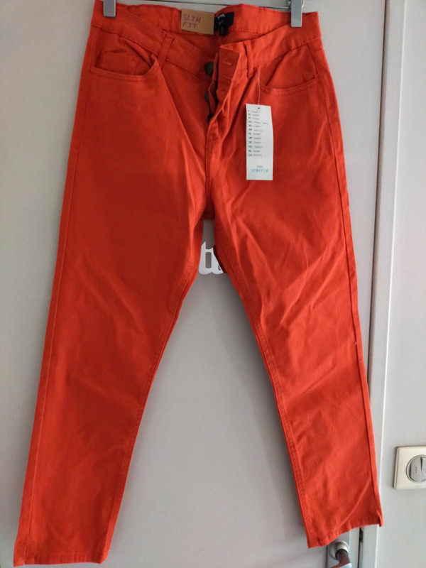 Slim fit orange Kiabi 2