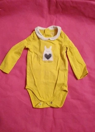 Body avec col, brand: Obaïbi, condition: Very good, size: 9-12 months / 74 cm, €1.00, €1.75 includes Buyer Protection