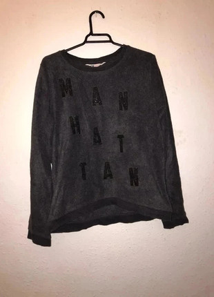 Jersey negro talla S / M 36 / 38 manhatan con brillantes mujer donna femme woman sweater, état: Très bon état, taille: M / 38 / 10, 12,00 €, 13,30 € Protection acheteurs incluse