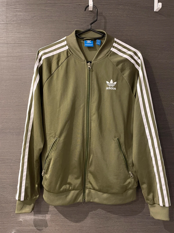 Lime green clearance adidas track jacket