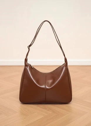 Sac Épaule Marron Minimaliste en Simili Cuir – sac femme tendance, brand: Tendance, condizioni: Nuovo senza cartellino, €15.99, €17.49 include la Protezione acquisti