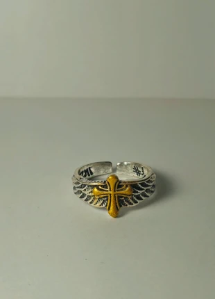 Bague en acier inoxydable, marque: CHROME, état: Neuf sans étiquette, taille: Ajustable, 5,99 €, 6,99 € Protection acheteurs incluse