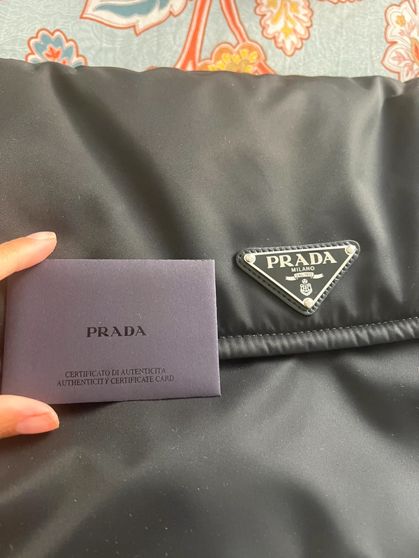 New Prada large padded Re-Nylon shoulder bag