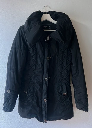 Parka negra acolchada, merk: ysabela exclusive, staat: Nieuw zonder prijskaartje, maat: M / 38 / 10, € 20,00, € 21,70 inclusief Kopersbescherming