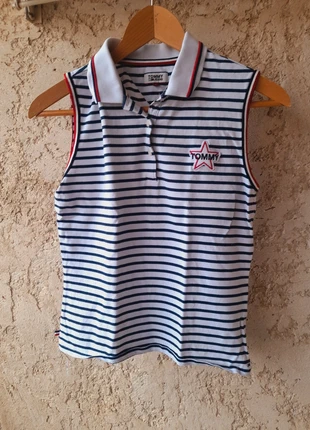 Chemise sans manche rayée, marca: Tommy Jeans, estado: Novo sem etiquetas, tamanho: M / 38 / 10, €12.00, €13.30 inclui Proteção do Comprador