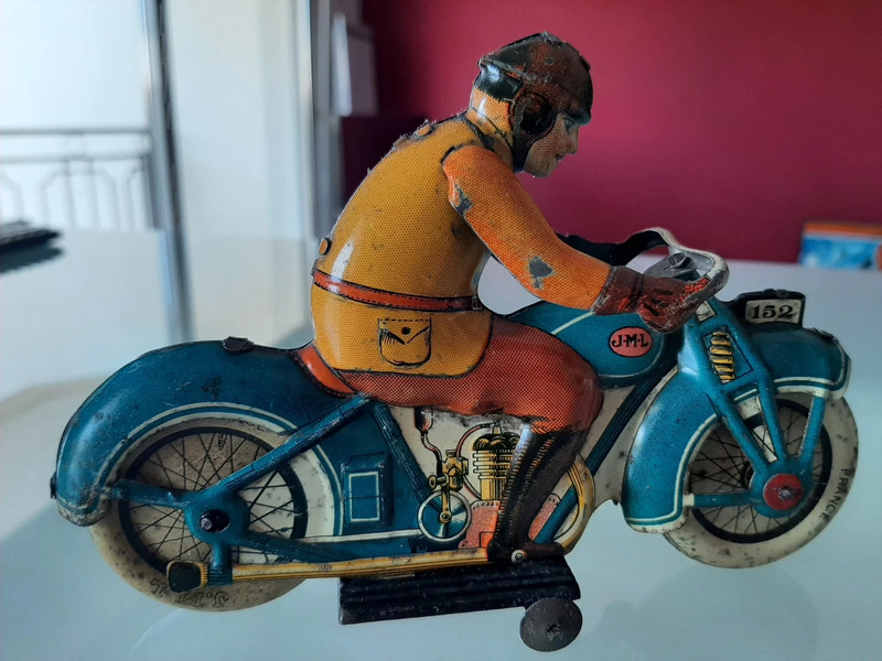 Moto Jouet Ancien De Collection Vintage