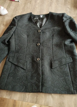 Blazer veste noir imprimé relief femme taille 44 taille XXL Verdi, brand: Verdi, condition: Very good, size: XXL / 44 / 16, €14.00, €15.40 includes Buyer Protection