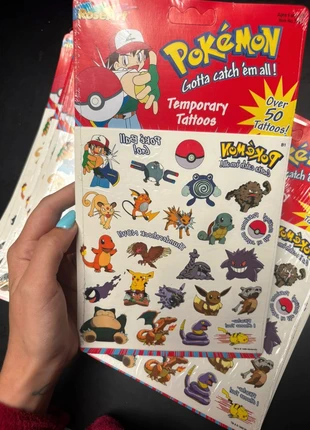 Tatouage temporaires Pokémon 1999, marque: Pokémon, état: Neuf avec étiquette, taille: Naissance / 44 cm, 11,50 €, 12,78 € Protection acheteurs incluse