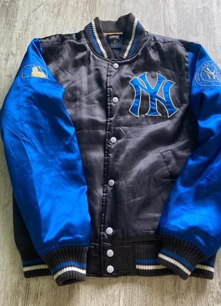 Bomber Majestic Athletic NY Yankees Y2K vintage hip-hop streetwear sportwear M ou grand S, brand: Majestic Athletic, condition: Very good, size: M, €70.00, €74.20 includes Buyer Protection