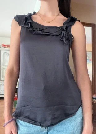 Top satiné Sonia Rykiel, brand: Sonia Rykiel, condition: Good, size: S / 36 / 8, €25.00, €26.95 includes Buyer Protection