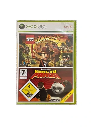 Lego Indiana Jones: The Original Adventure, Kung Fu Panda bundle PAL Xbox 360, condizioni: Ottime, €17.99, €19.59 include la Protezione acquisti