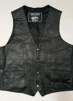 Gilet Silver Bike uomo similpelle nero - taglia M, marque: silver bike, état: Très bon état, taille: M, 9,90 €, 11,10 € Protection acheteurs incluse