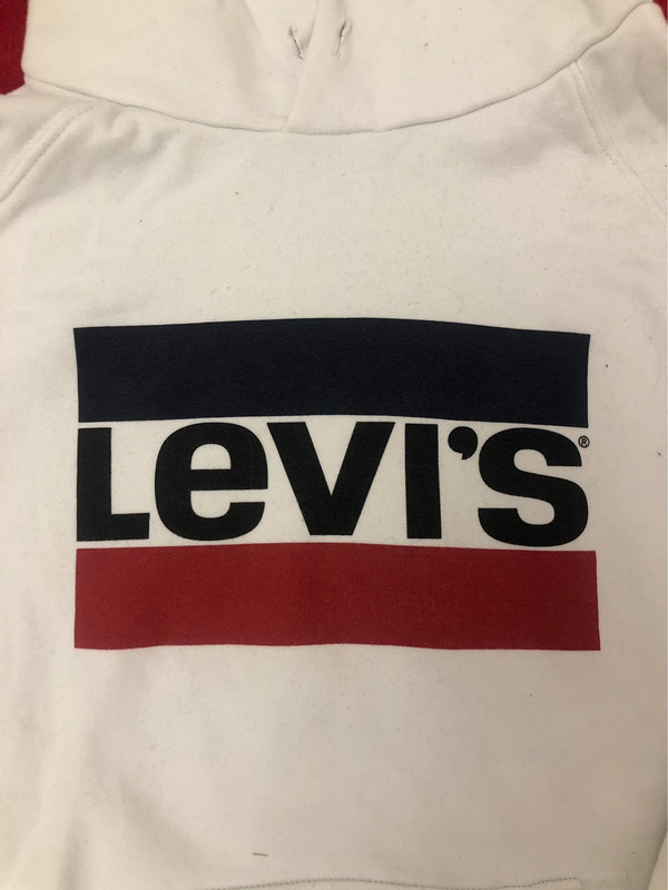 Felpa Levis bianca Vinted