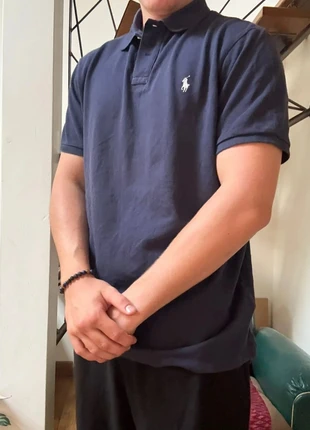 Polo Ralph Lauren bleu marine / noir logo blanc en taille XL, merk: Ralph Lauren, staat: Heel goed, maat: XL, € 14,90, € 16,35 inclusief Kopersbescherming