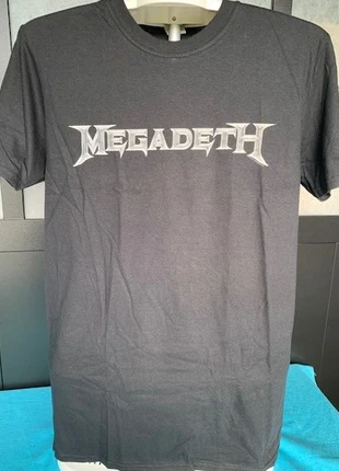 T-shirt Megadeth Logo – Taille M - Neuf – Officiel Merchandising, marca: megadeth, estado: Novo sem etiquetas, tamanho: M, €25.00, €26.95 inclui Proteção do Comprador