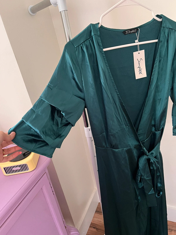 Green luxury robe 2