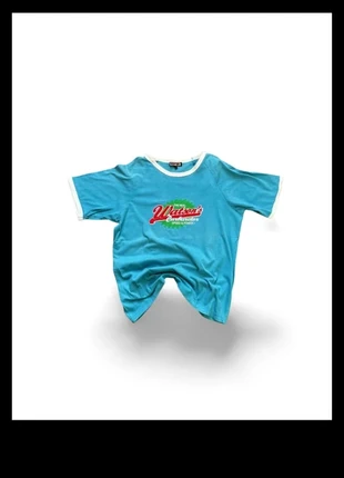 T-shirt HPW L vintage – bleu ciel basique rétro casual stylé, brand: HPW, condition: Very good, size: L, €10.00, €11.20 includes Buyer Protection Pro