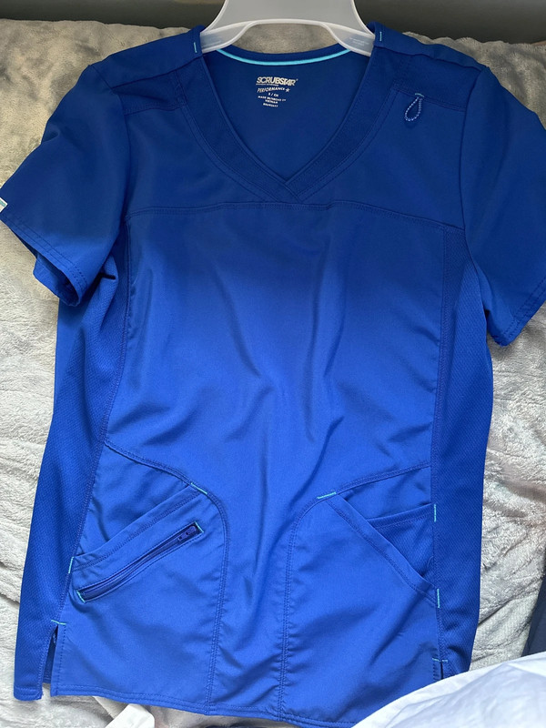 Scrubstar Blue Scrub Top 3