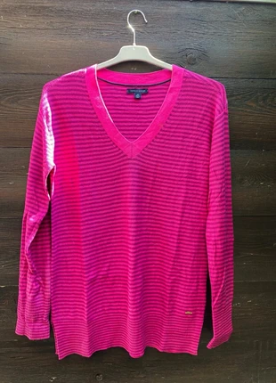 Pull col V Tommy Hilfiger femme – Coupe ample, brand: Tommy Hilfiger, condition: Very good, size: XS / 34 / 6, €7.00, €8.05 includes Buyer Protection Pro