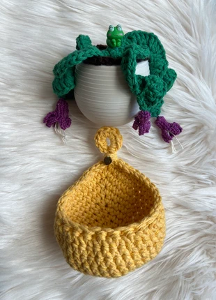 Planta em crochet em vaso de pendurar, marca: Miminhos4all, estado: Nuevo sin etiquetas, 9,50 €, 10,68 € Protección al comprador Pro incluida