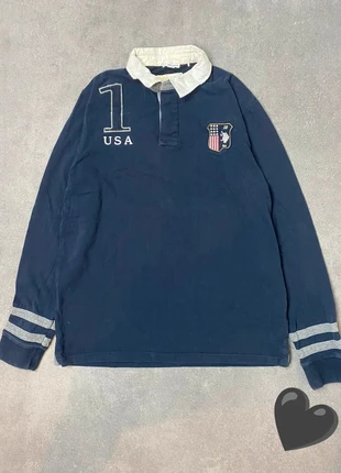 Polo à manche longue polo assassin USA bleu marine avec de nombreuse broderie taile Xl, marke: U.S. Polo Assn., zustand: Sehr gut, größe: XL, 14,90 €, 16,35 € inklusive Vinted-Käuferschutz