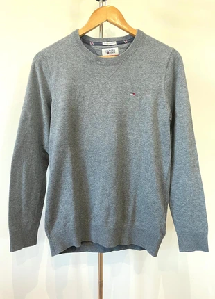 Pull gris Tommy Hilfiger Denim – Taille M – très bon état, marque: Tommy Hilfiger, état: Très bon état, taille: M, 13,00 €, 14,35 € Protection acheteurs incluse