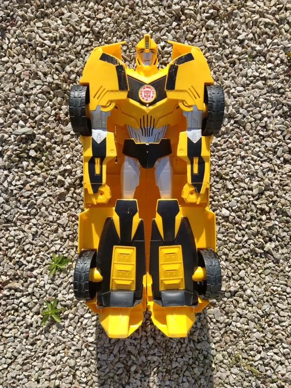 Voiture robot transformers jaune articulé 50cm! Noël