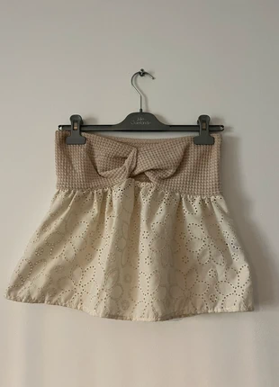 Top tendance épaule dénudée bi-matière, marca: Shein, estado: Muy bueno, tamaño: M / 38 / 10, 5,00 €, 5,95 € Protección al comprador incluida