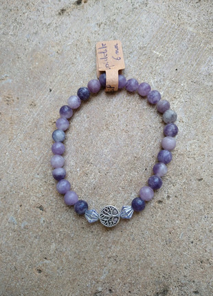 Bracelet en lépidolite., marque: lithotherapie, état: Très bon état, 8,00 €, 9,10 € Protection acheteurs incluse