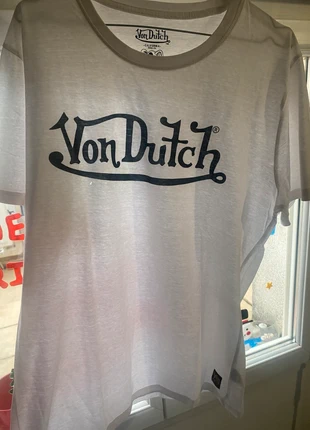 Tee shirt blanc, marke: Von Dutch, zustand: Gut, größe: XL, 2,50 €, 3,33 € inklusive Vinted-Käuferschutz