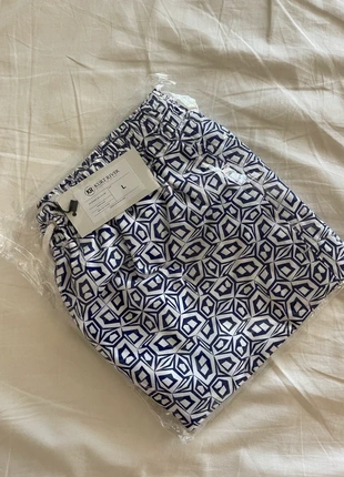 Blue geometric swim short, marke: Kurt River, zustand: Neu, mit Etikett, größe: L, 35,00 €, 37,45 € inklusive Vinted-Käuferschutz