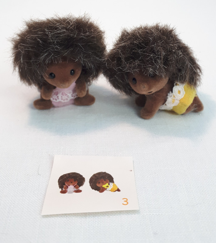 Sylvanian Families - Jumeaux Hérisson - Hedgehog Twins - Bébés hérisson -  Baby - Réf. 5218