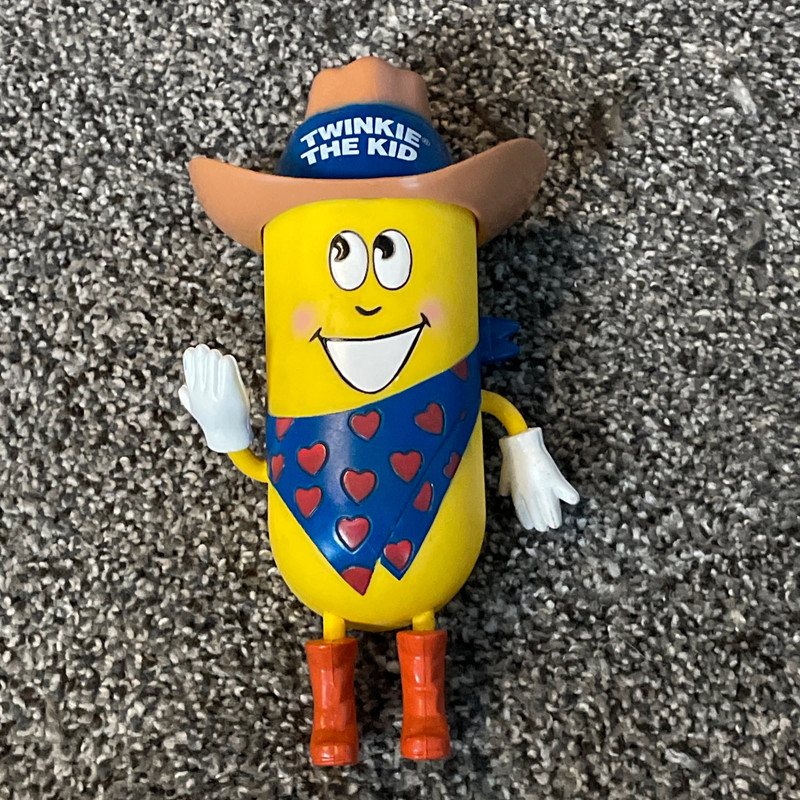 Twinkie the Kid Twinkie Holder Container 7” Toy Figure Hostess 2001 1