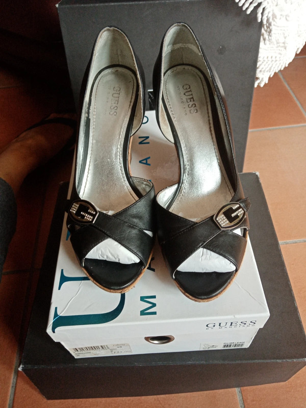 Scarpe zeppa 2024 sughero guess