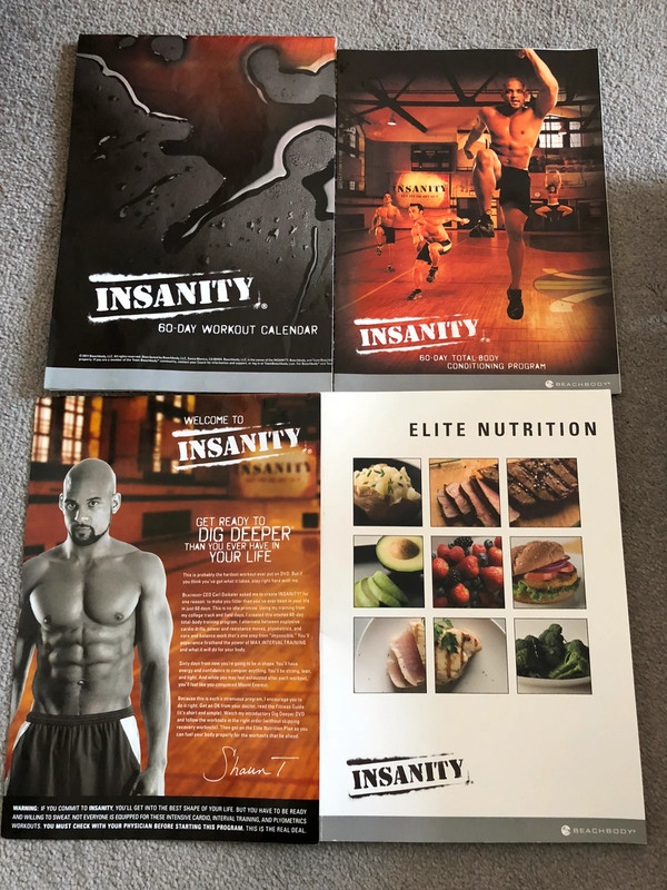 Insanity 2025 dvds used