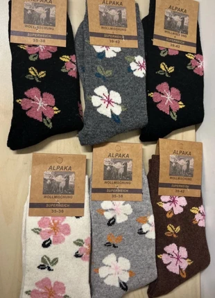 Alpacawollen sokken, staat: Nieuw met prijskaartje, maat: Universeel, € 15,00, € 16,45 inclusief Kopersbescherming