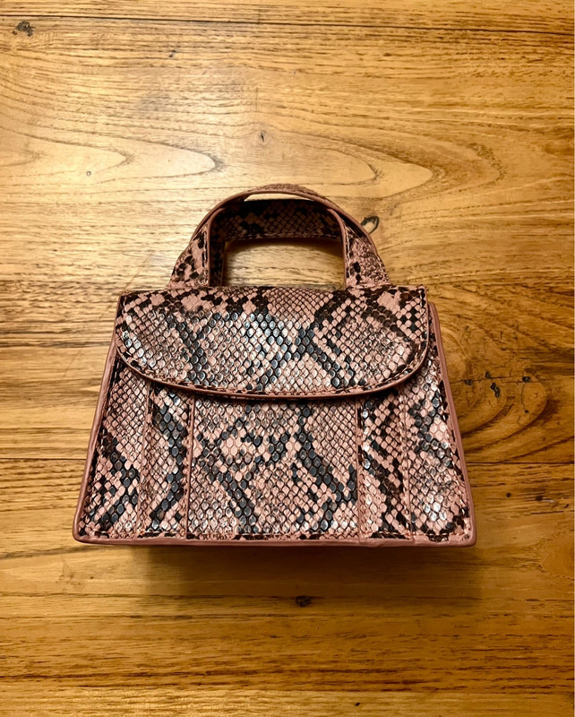 Zara Handbag  Zara handbags, Snake skin handbag, Zara