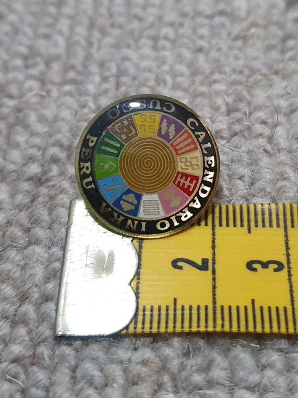 Calendario Inka - Cusco Peru enamel pin badge