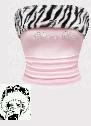 Top Strass et Fausse fourrue, marca: Nana, estado: Novo sem etiquetas, tamanho: S / 36 / 8, €10.00, €11.20 inclui Proteção do Comprador