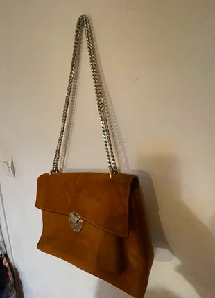 Sac à main en croute de cuir mango, merk: Mango, staat: Goed, € 12,00, € 13,30 inclusief Kopersbescherming