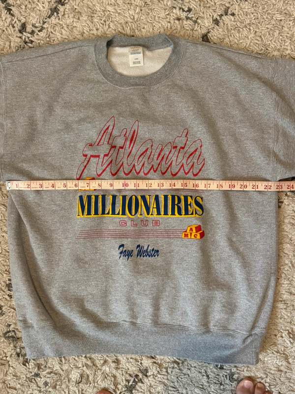 Faye Webster Atlanta Millionaire Club Grey Crewneck 4