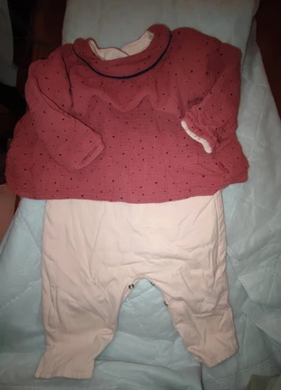 Ensemble 6mois, merk: P'tit Bisou, staat: Heel goed, maat: 6-9 maanden / 68 cm, € 2,00, € 2,80 inclusief Kopersbescherming