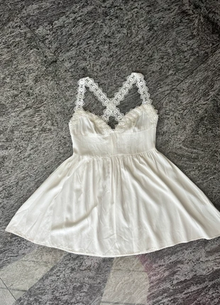 Abitino bianco romantico, marke: Shein, zustand: Sehr gut, größe: S / 36 / 8, 5,00 €, 5,95 € inklusive Vinted-Käuferschutz
