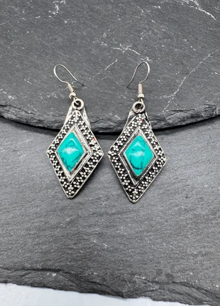 Boucles d’oreilles turquoise, merk: Turquoise, staat: Nieuw zonder prijskaartje, € 30,00, € 32,20 inclusief Kopersbescherming Pro