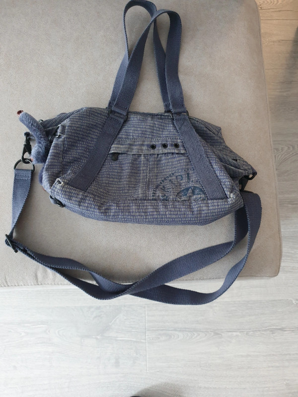 Sac main Kipling gris bleu Vinted