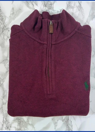 Pull 1/4 Zip Ralph Lauren Violet / Logo brodé Vert / Taille M Homme, marke: Ralph Lauren, zustand: Sehr gut, größe: M, 43,50 €, 46,38 € inklusive Vinted-Käuferschutz