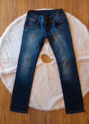 Jeans a vita bassa stile y2k anni 2000 di Zuiki, merk: Zuiki, staat: Heel goed, maat: XS / 34 / 6, € 5,00, € 5,95 inclusief Kopersbescherming
