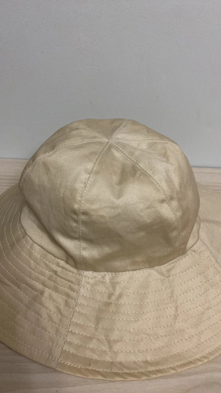 Vintage Beige summer bucket hat 2