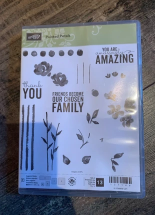 Stampin’up stempel. Painted Petals, merk: Stampin' Up!, staat: Heel goed, € 6,00, € 7,00 inclusief Kopersbescherming