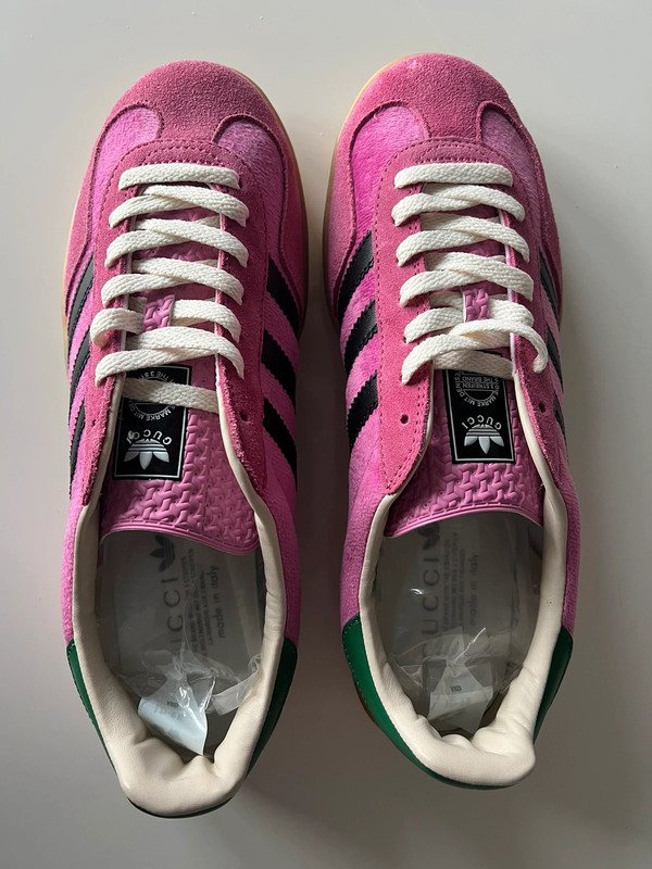 Brand new pink Gucci X Adidas trainers Vinted